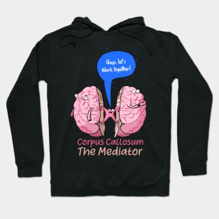 Copy of Corpus Callosum The Mediator of the two lobes of the brain Hoodie